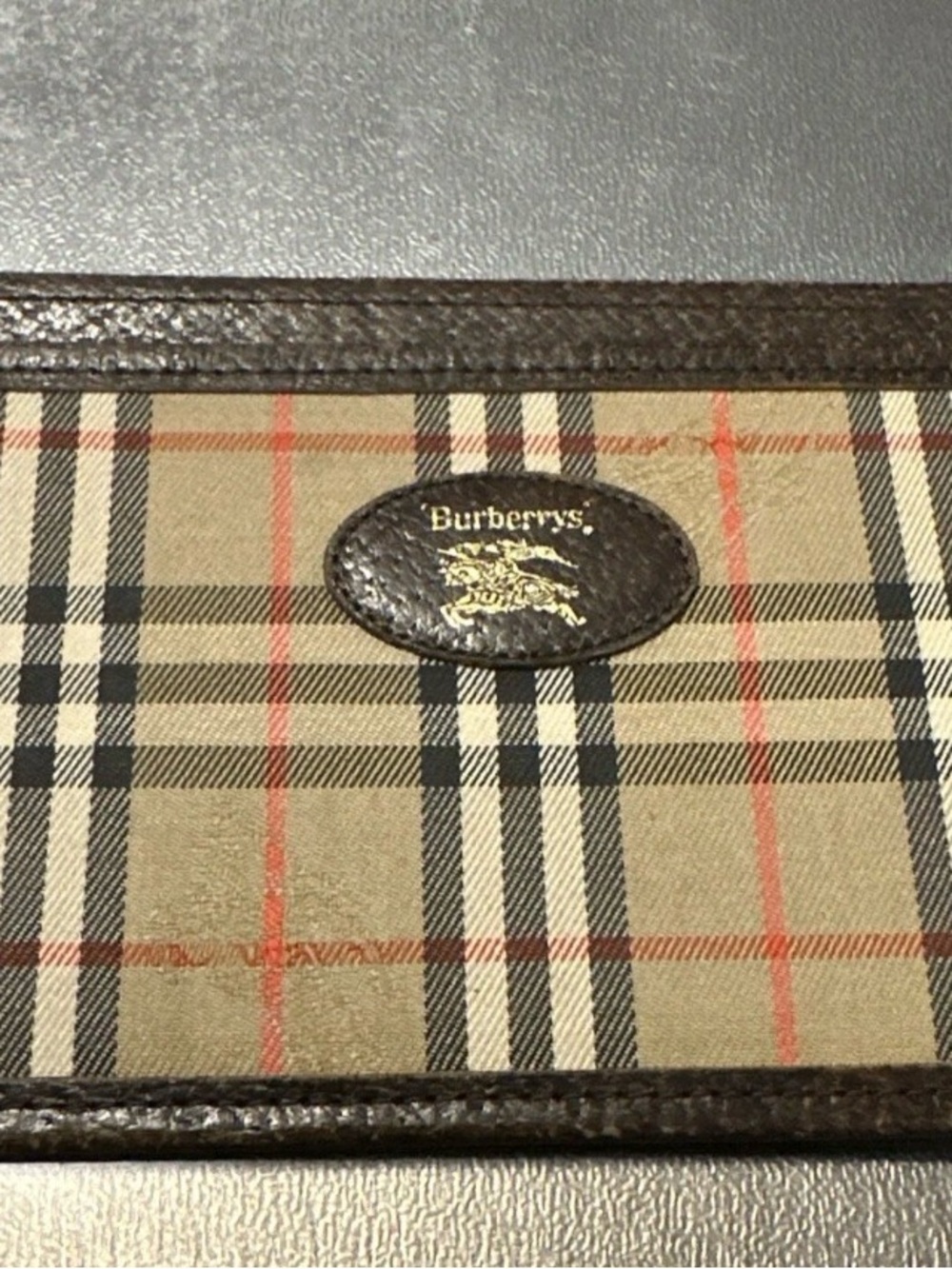 Burberry Nova Check Canvas Long Wallet